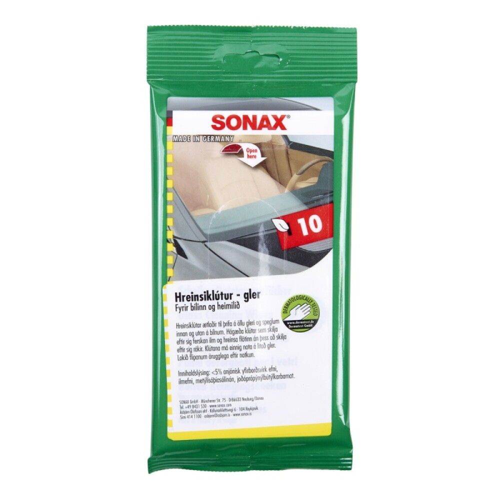 Hreinsiklútar fyrir gler Sonax