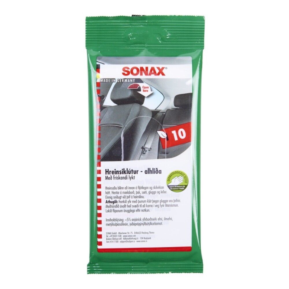 Hreinsiklútar alhliða 10stk Sonax