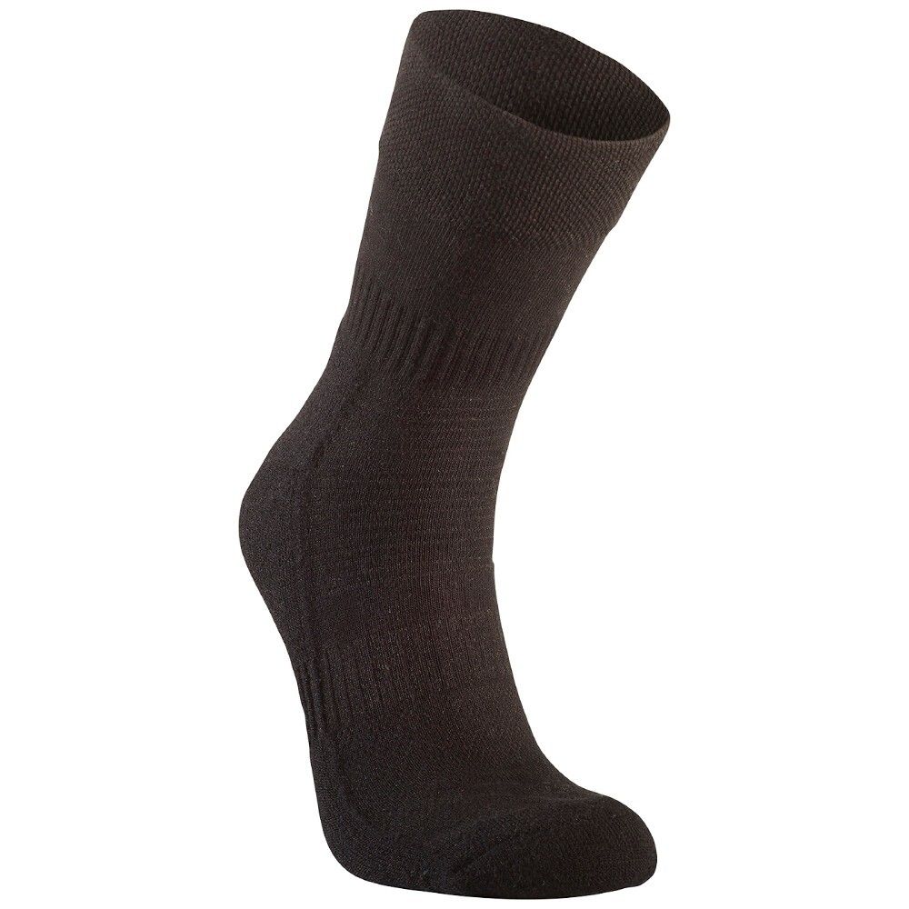 Sokkar 45% ull 40-43 svartir 754UB