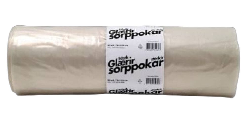 Ruslapoki 75x120cm Takk 50stk