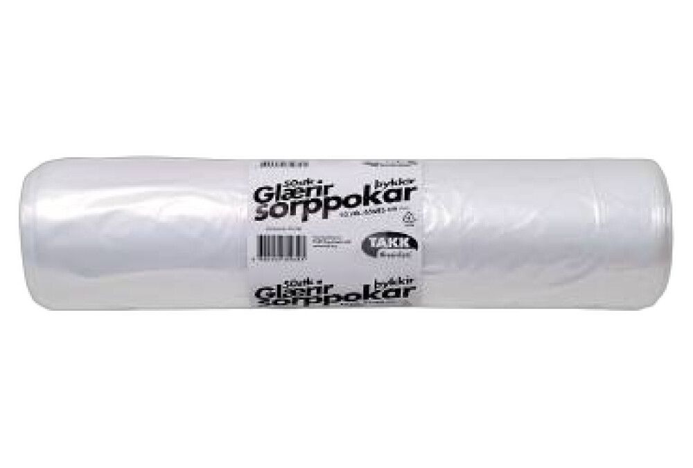 Ruslapokar 65x85cm Takk 50stk