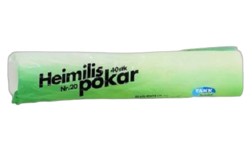 Heimilispokar nr 20 Takk 40stk