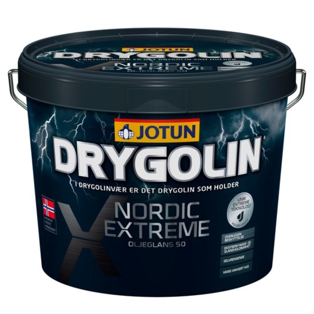 Þekjandi Viðarvörn Drygolin Extreme 50 okra base 2,7L Jotun