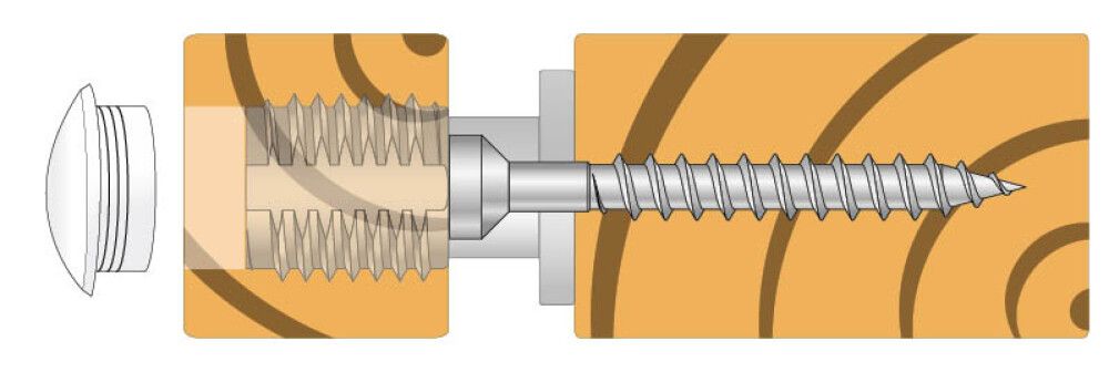 Tréskrúfa fyrir karmhulsu 5,8x65mm TX25  5,8x65mm 100 stk
