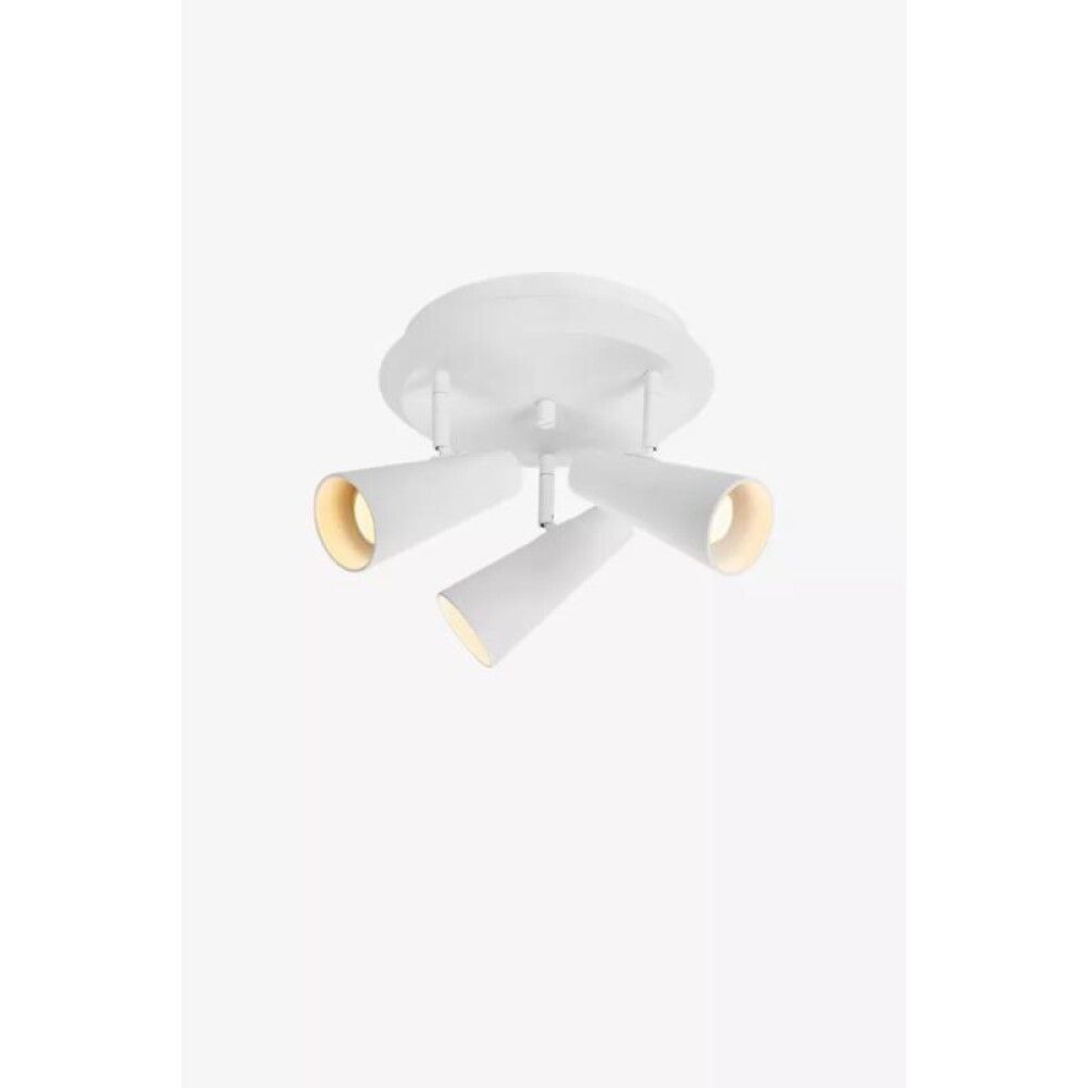 Kastarar 3xGU10 Crest Ø36 cm hvítt