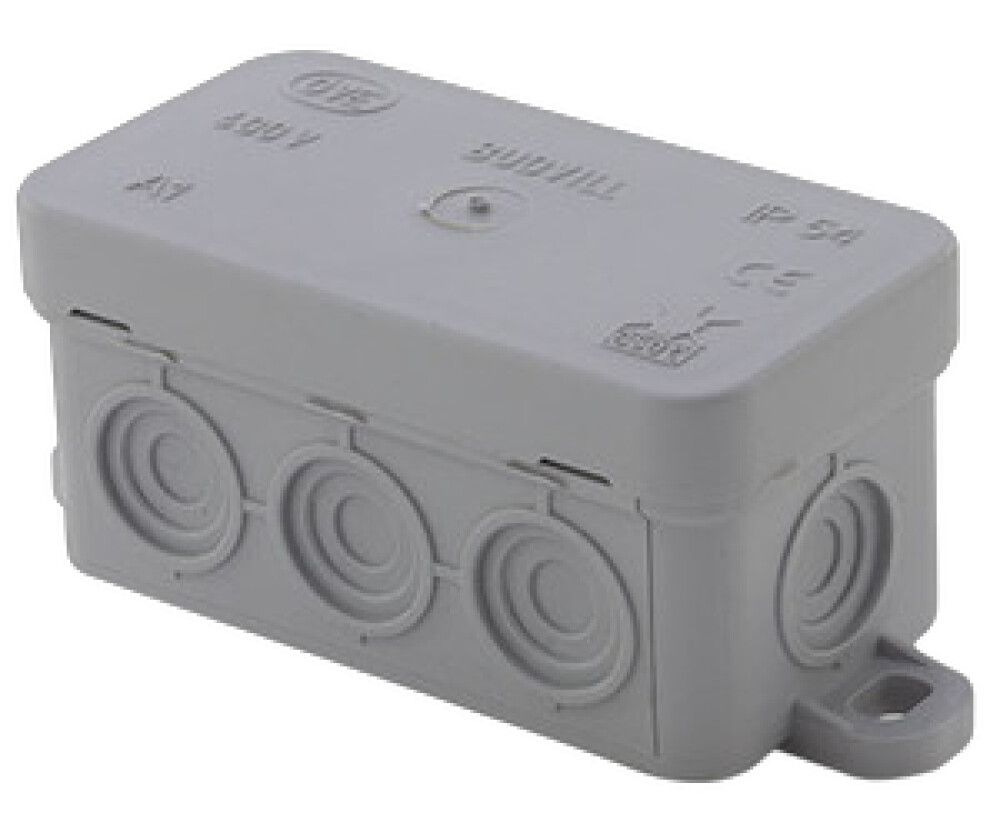 Kaplabox 85x45x40mm IP54 grátt
