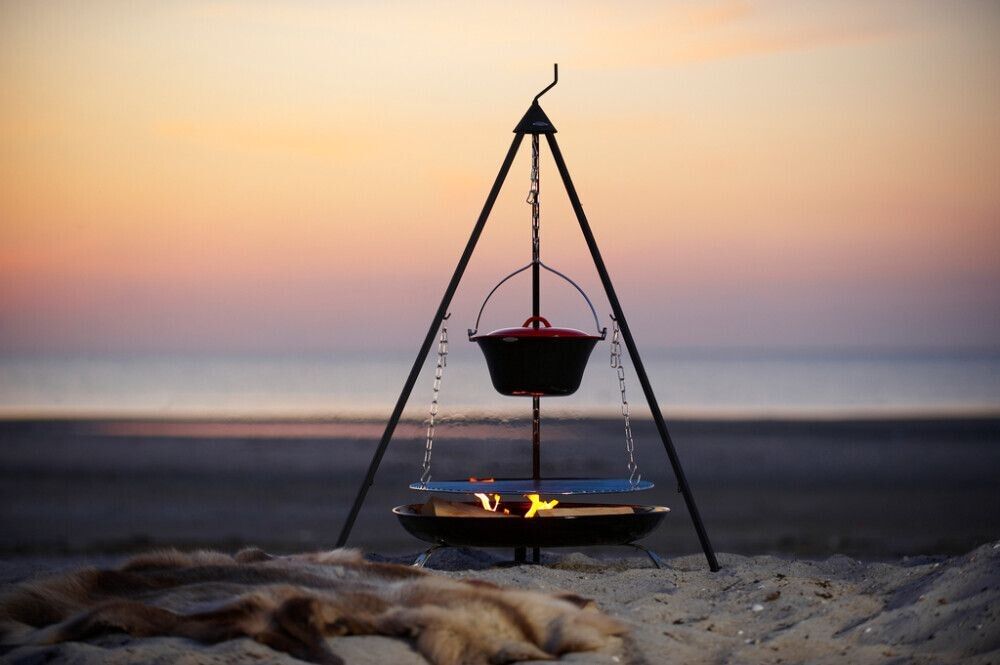 Pottur með loki fyrir eldstæði 6L Bon-fire