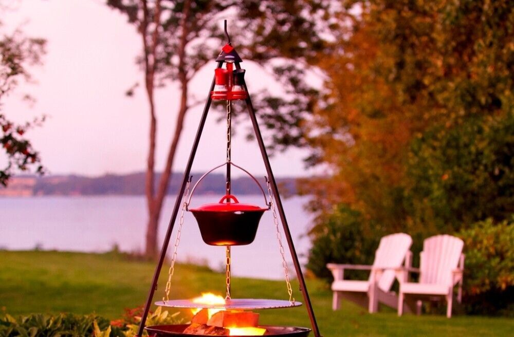 Pottur með loki fyrir eldstæði 8L Bon-fire