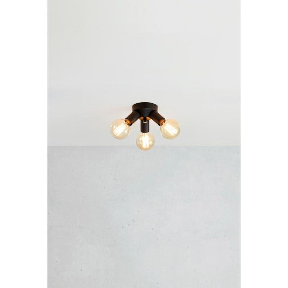 Loftljós 3xE27 Mazzo svart