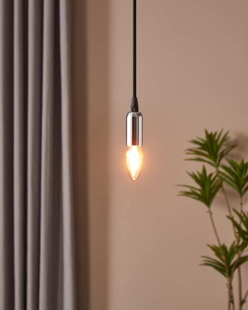 Vintage LED kerta ljósapera 4W Eglo dimmanleg þv 37 mm 