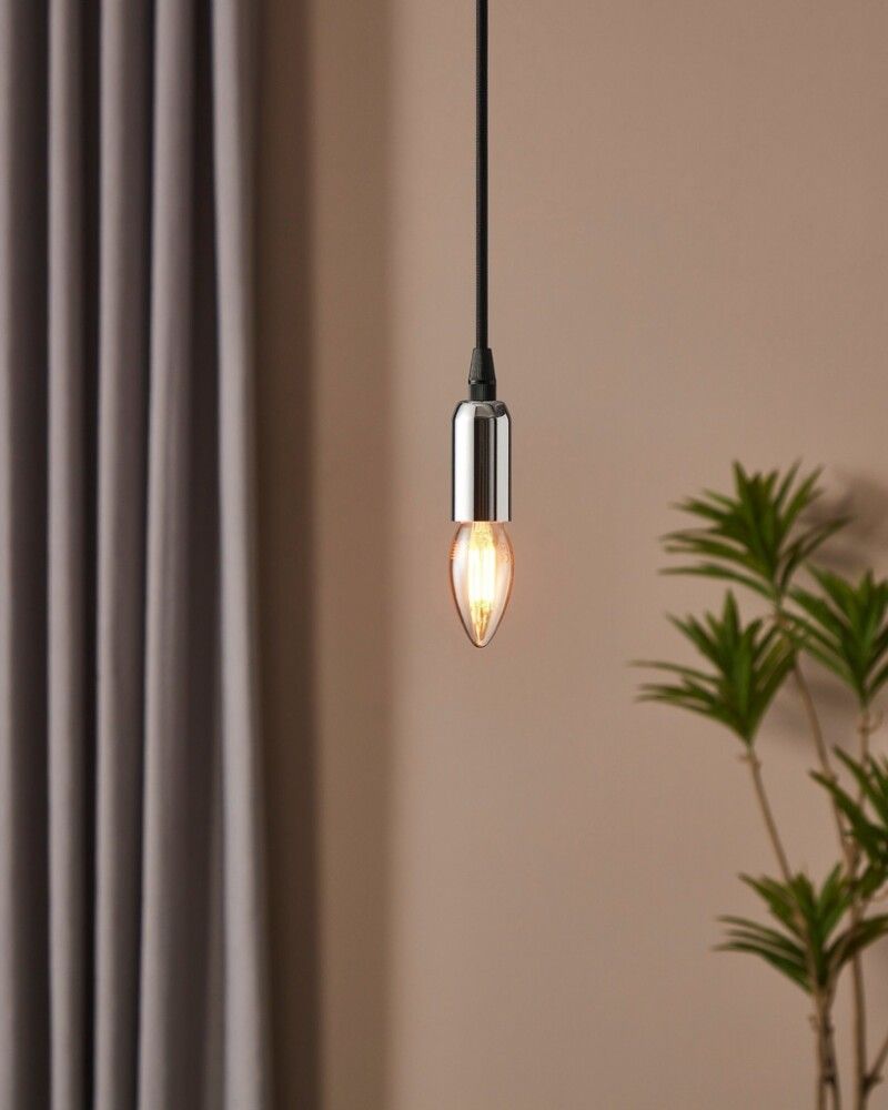 Vintage LED kerta ljósapera 4W Eglo dimmanleg þv 37 mm 