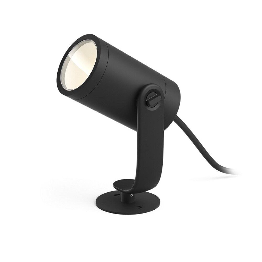 Kastari LED RGB 3x8W Lily Spike Pgilips Hue 3stk svört