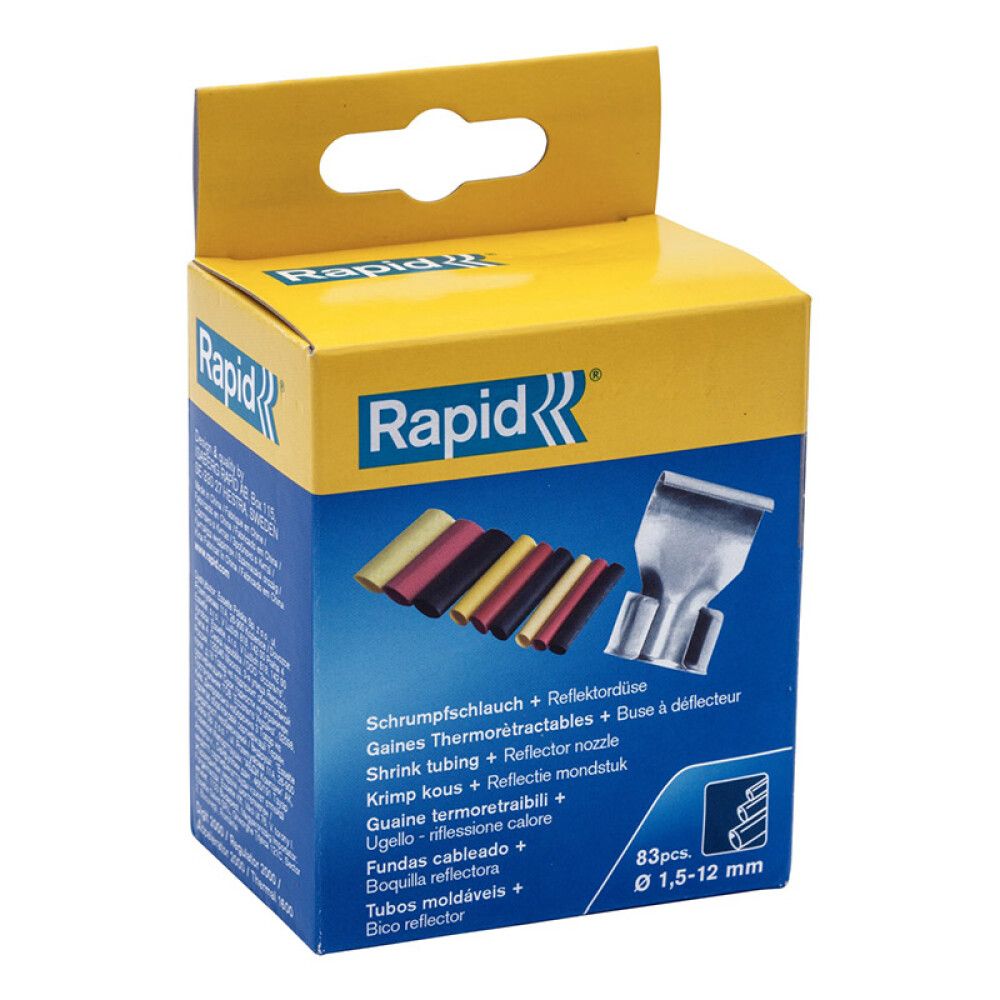 Stútur á hitabyssu og herpihólkar 1,5-12 mm Rapid