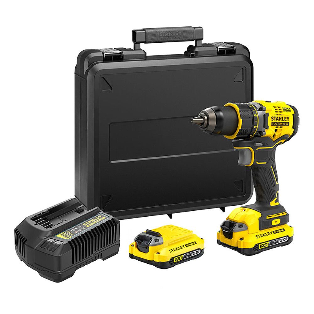 Borvél 18V 2x2Ah Stanley FatMax V20 SFMCD720D2K-QW