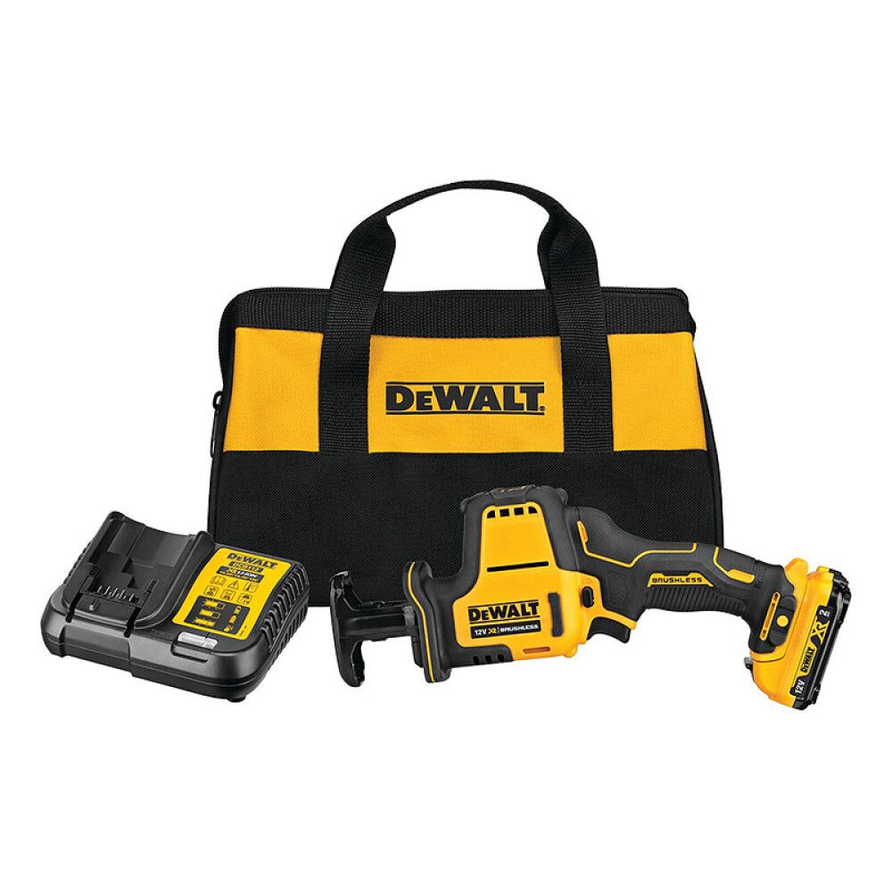 Sverðsög kolalaus 12V XR 2x2Ah DeWALT