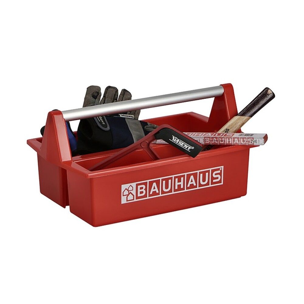 Verkfærakassi 42x25x12cm BAUHAUS rauður