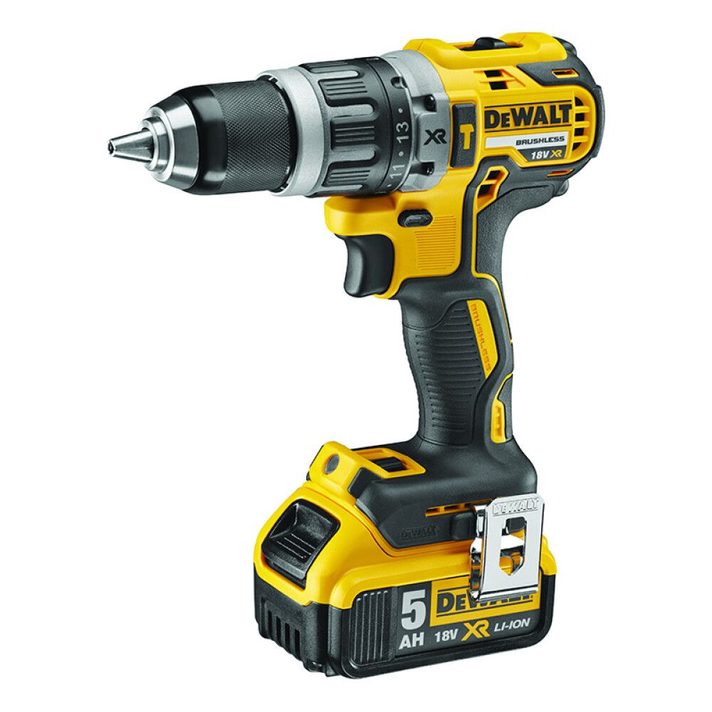 Verkfærasett 5 vélar 18V XR m/3x5Ah rafhlöðum og kassa DeWALT