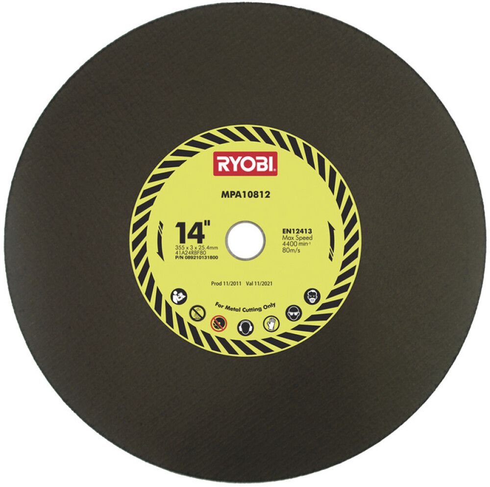 Málmskurðardiskur 35,5cm Ryobi COSB355A1