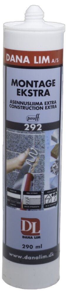 Límkítti 300ml Dana Lim Extra 292 svart