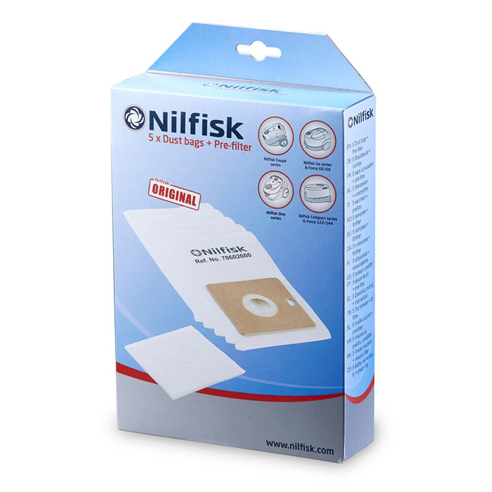 Ryksugupokar Nilfisk 5 stk