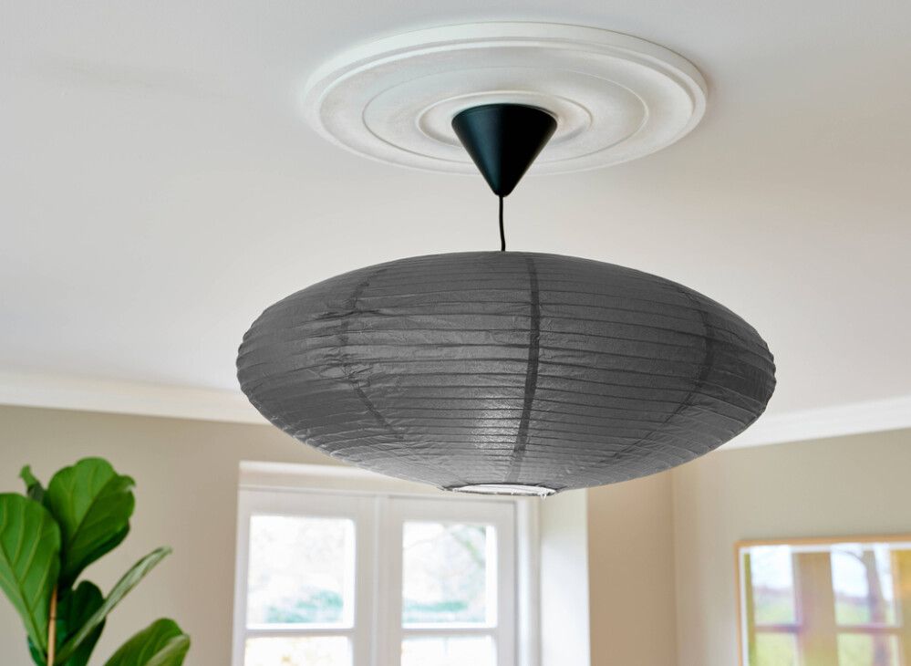 Skermur Villo Ø60cm koksgrár