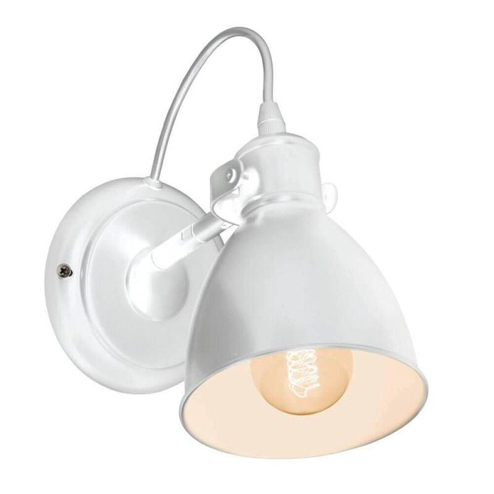 Veggljós E27 Priddy hvítt