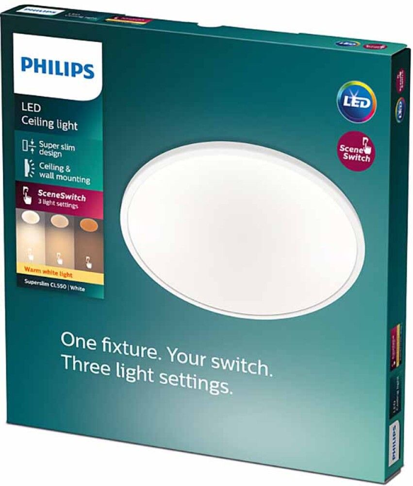 Kúpull LED Super Slim 18W 2700K 30cm Philips