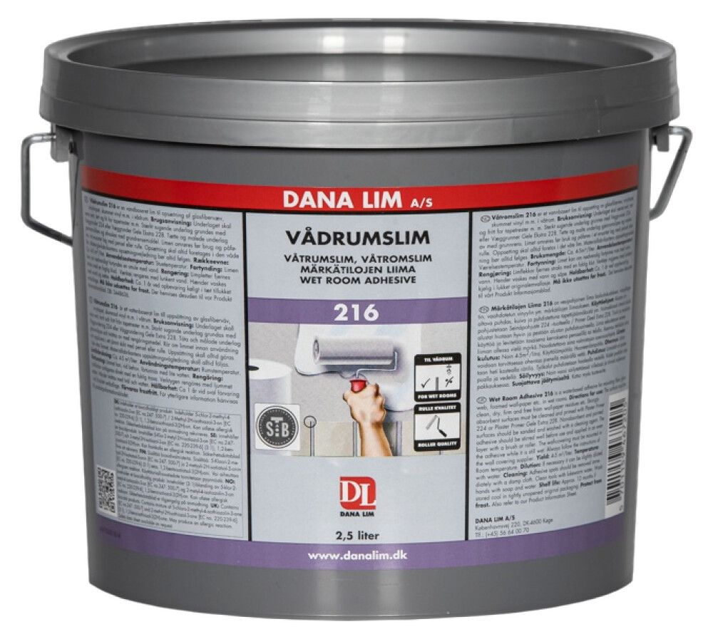 Lím fyrir votrými 2,5L Dana Lim 216
