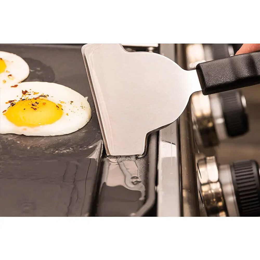 Grillskafa fyrir steikarplötu