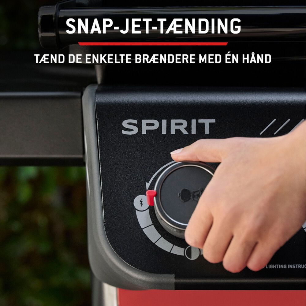 Gasgrill Spirit EPX-435R stealth Weber 4 brennarar