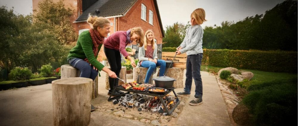 Eldstæðisgrind 47x71x28cm Bon-fire steypujárn