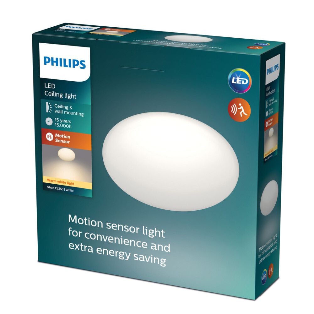 Kúpull LED Myliving Shan Ø30 cm með skynjara Philips hvítur