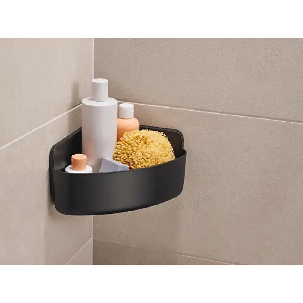 Sturtukarfa í horn Tesa Lavaa 17,5x17,5x13cm svört