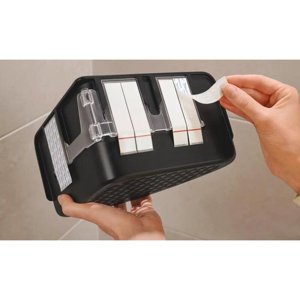 Sturtukarfa í horn Tesa Lavaa 17,5x17,5x13cm svört