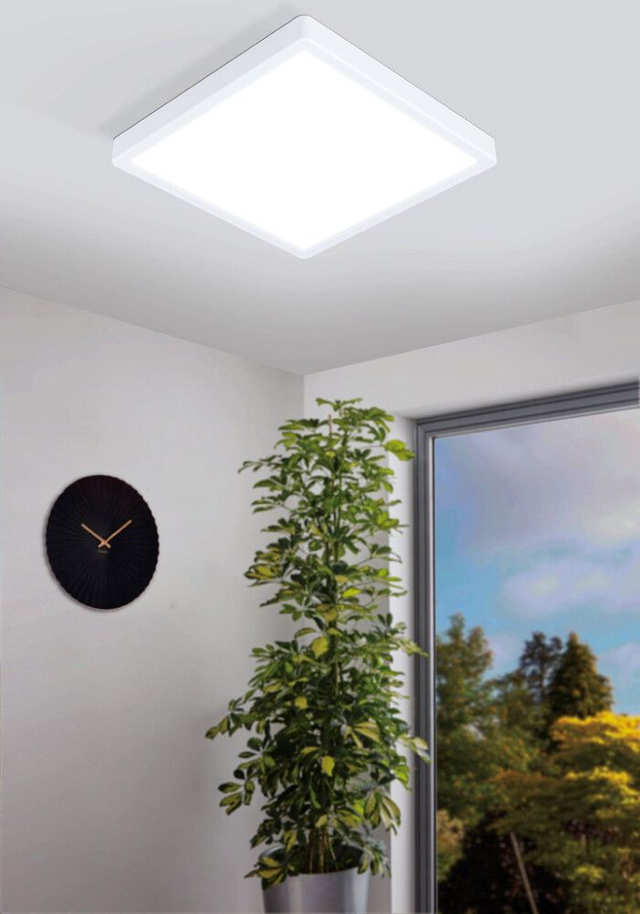 Loftljós LED dimmanlegt Fueva-Z 28,5x28,5 cm