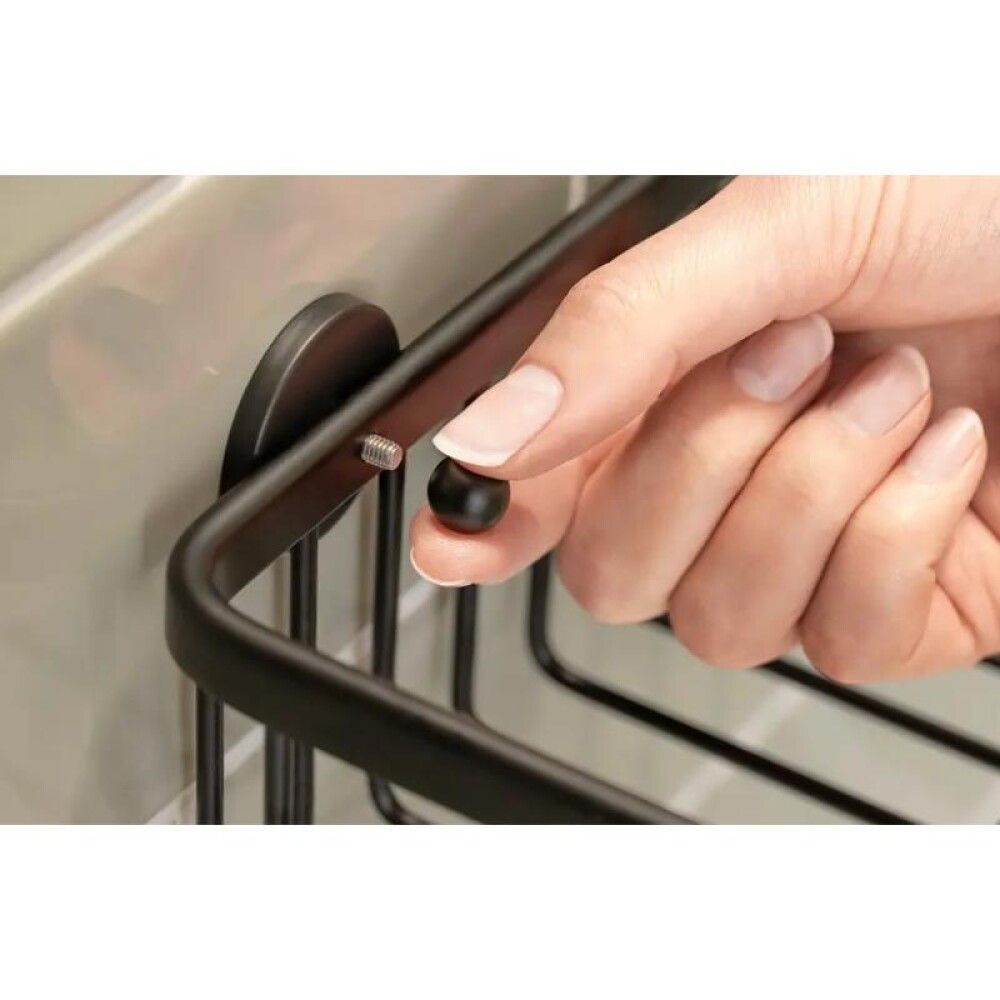 Sturtukarfa Tesa Aluxx 10x19,2x20cm svört