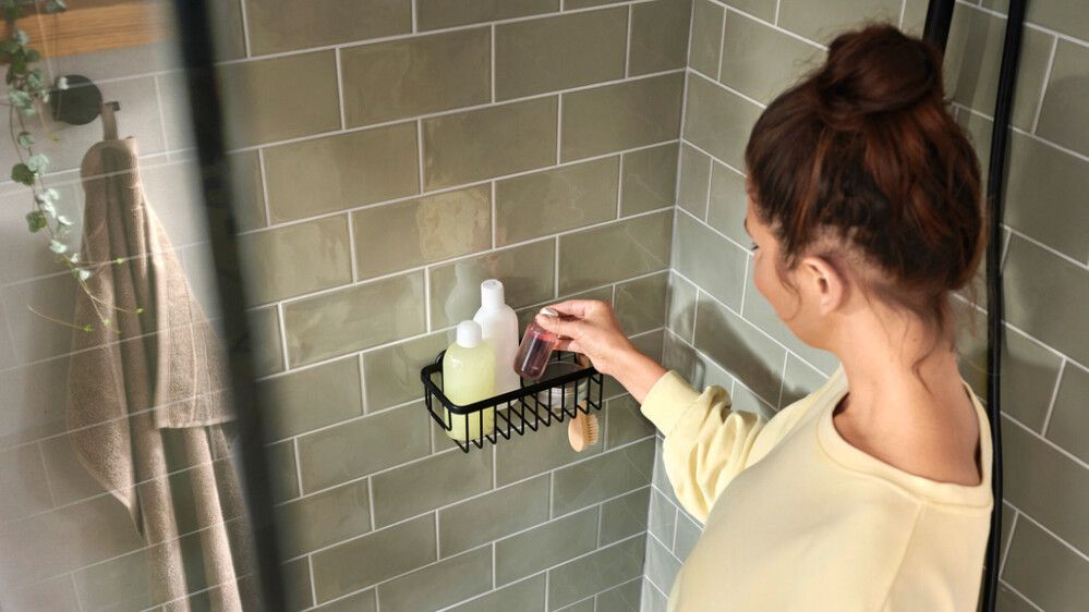 Sturtukarfa Tesa Moon 9,2x25x12,5cm svört