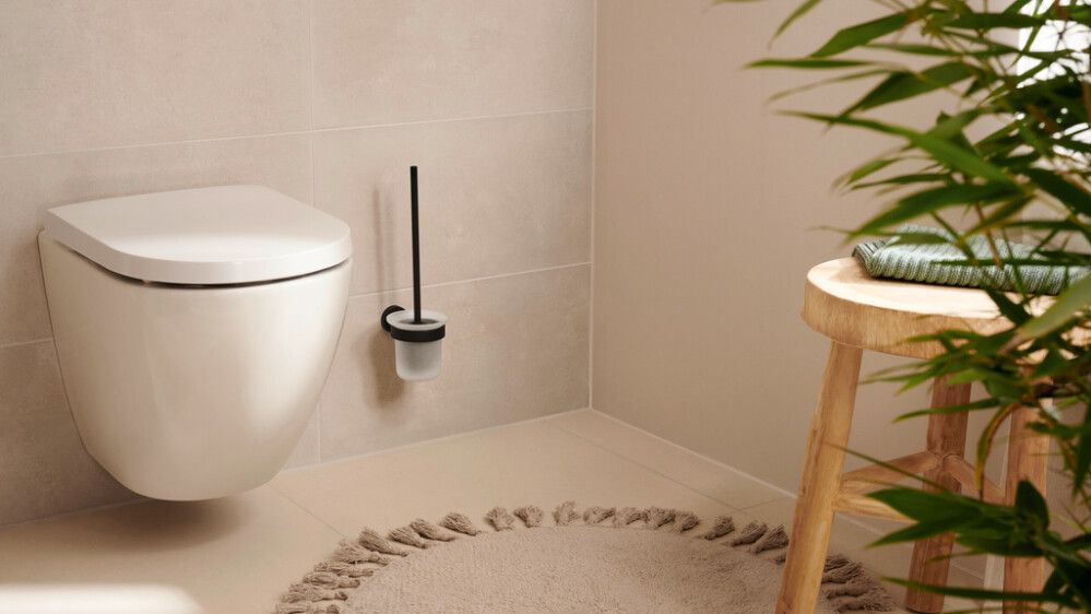 Klósettbursti Tesa Moon svart