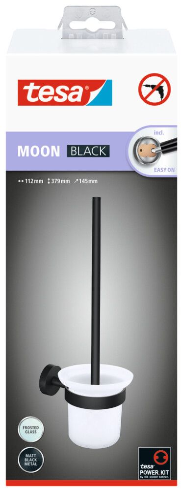 Klósettbursti Tesa Moon svart
