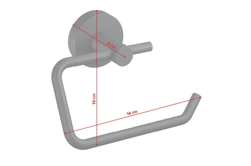 Salernisrúlluhaldari Tesa svartur