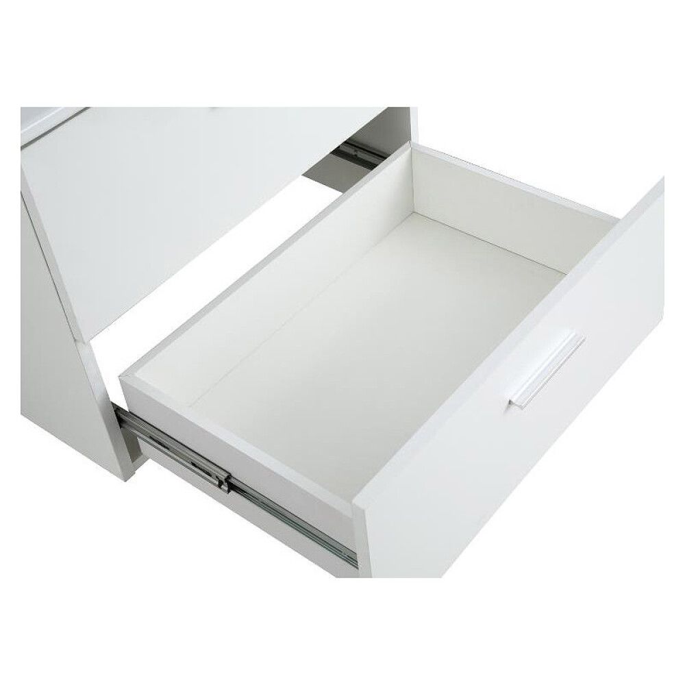 Baðinnrétting 80cm Bergamo matt hvít