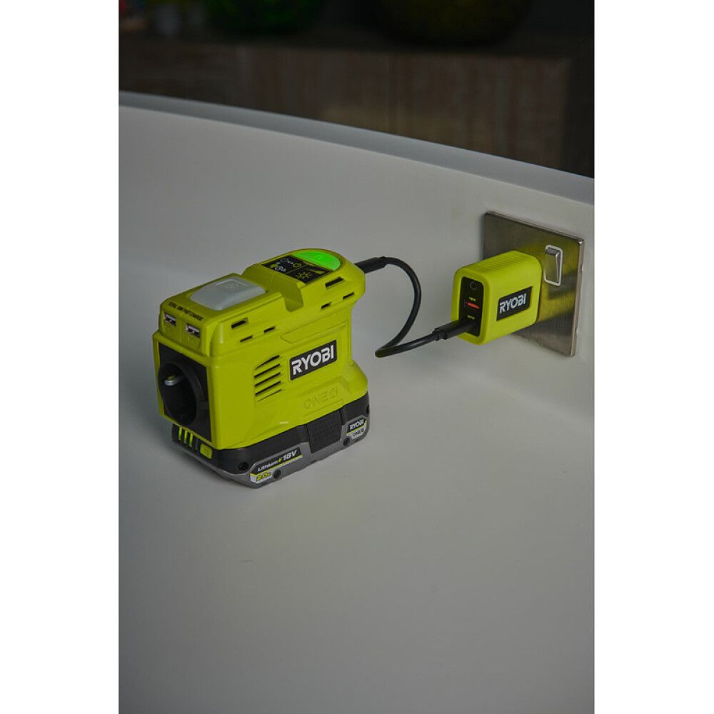 Straumbreytir 18V - 230V One+ Ryobi RY18BI150B