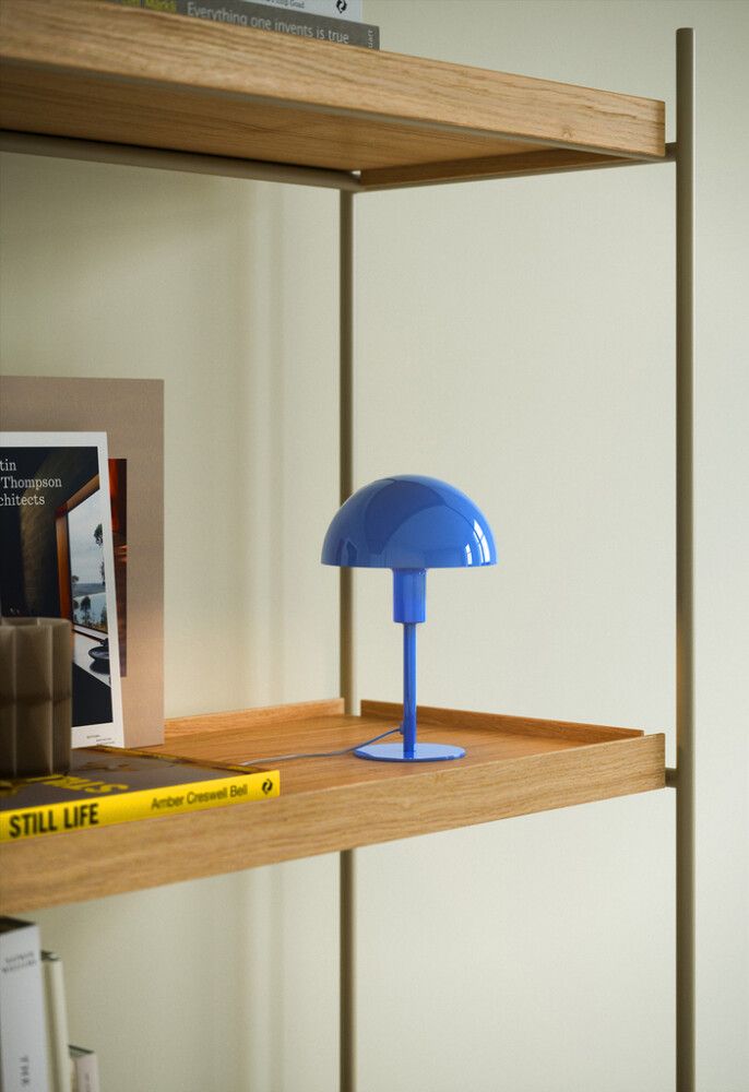 Borðlampi E14 Ellen Ø16x25cm blár