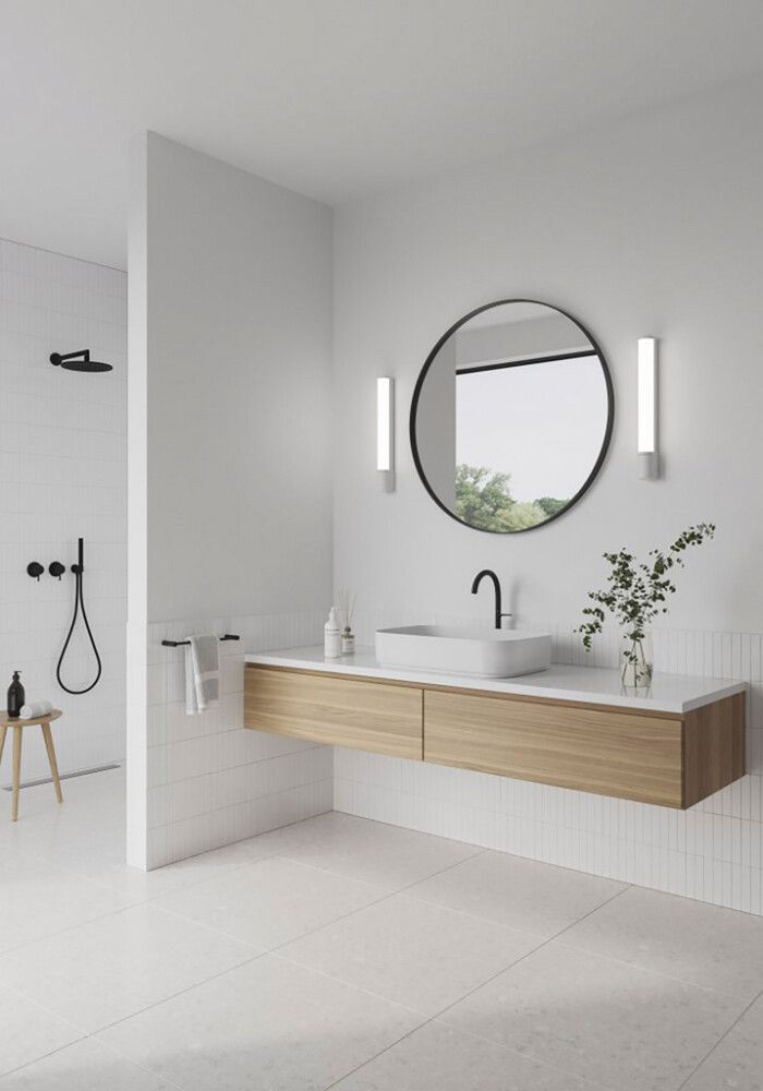 Baðherbergisljós LED Malaika hvítt 49 cm