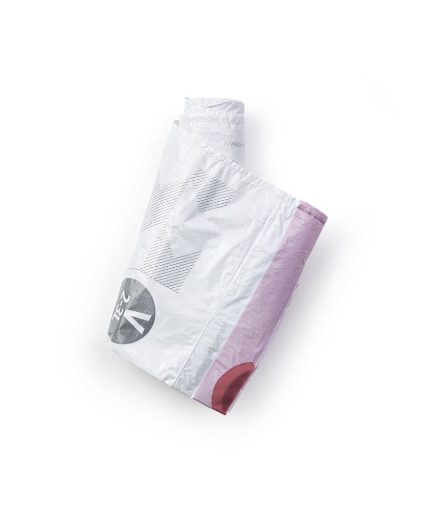 Ruslapoki fyrir 3L ruslatunnu hvítur 20stk