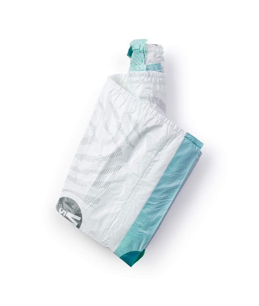 Ruslapoki fyrir 5L ruslatunnu hvítur 20stk