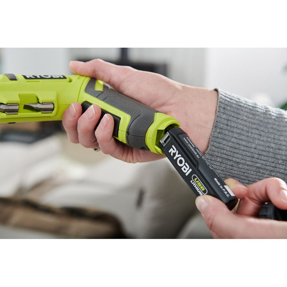 Skrúfvél 4V USB Ryobi