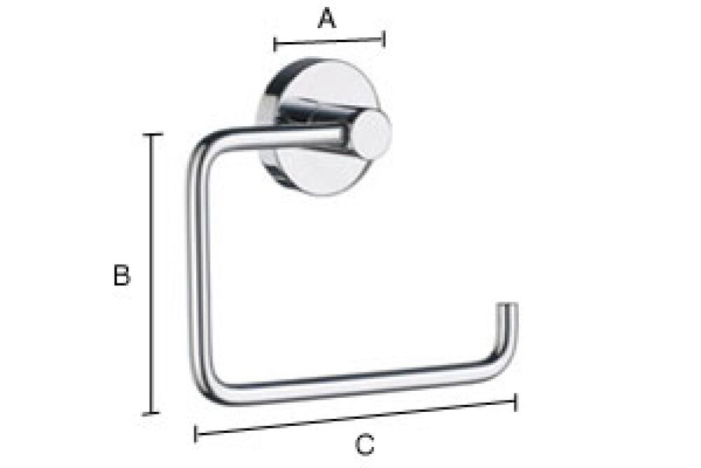 Salernisrúlluhaldari Smedbo home matt svatur