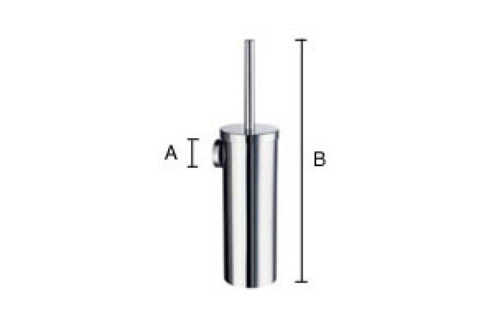 Salernisbursti veggfestur Smedbo svartur