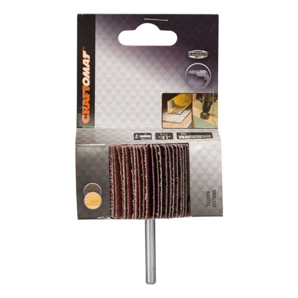 Sandpappírshjól Ø60 mm K60 Craftomat